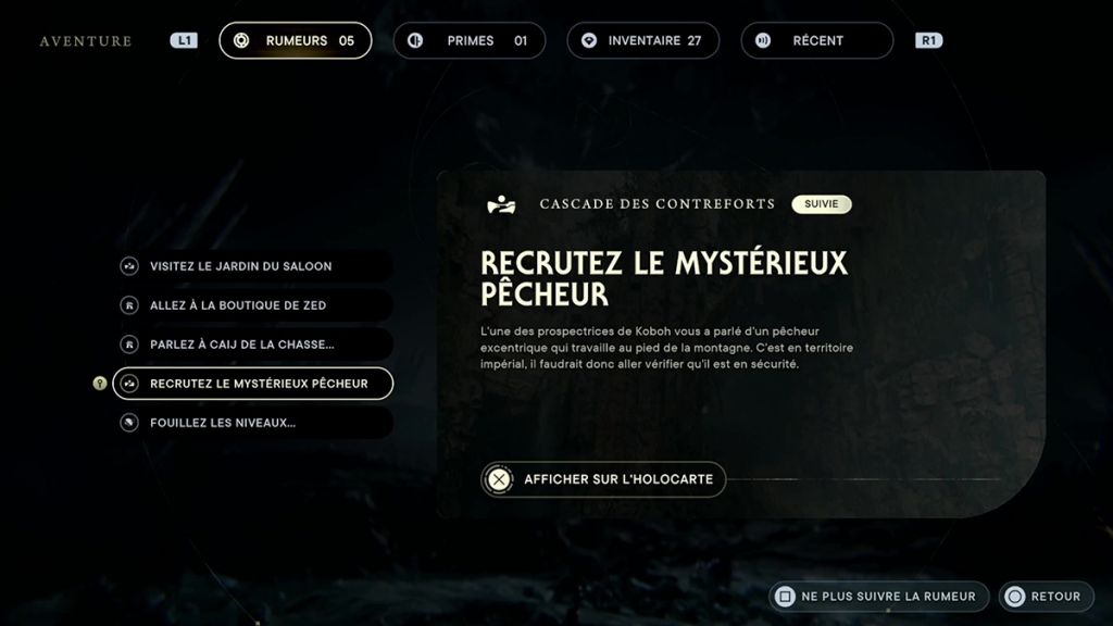 Recrutez le mystérieux pêcheur