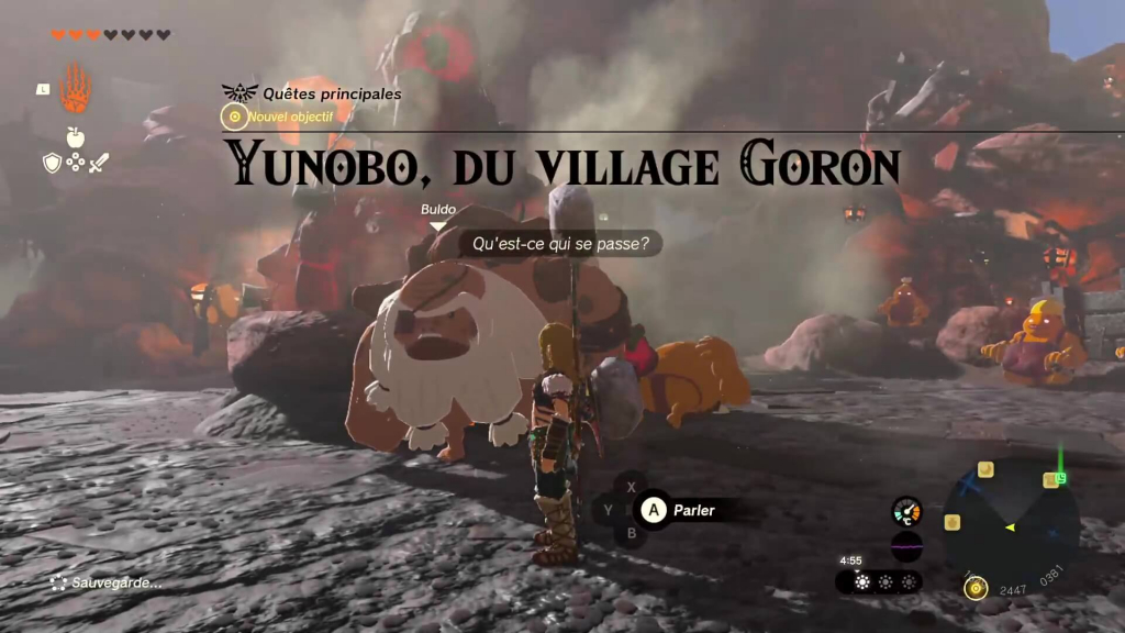 Zelda: Tears of the Kingdom - Yunobo, du village Goron