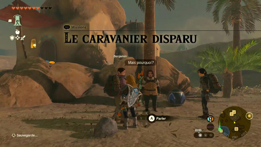 Zelda: Tears of the Kingdom - Le Caravanier disparu