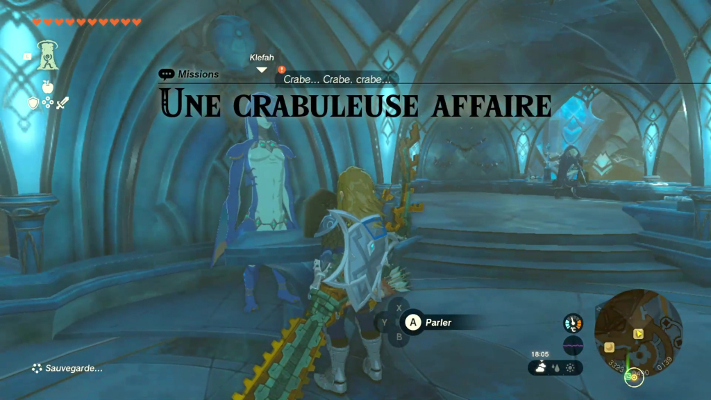 Zelda: Tears of the Kingdom - Une crabuleuse affaire
