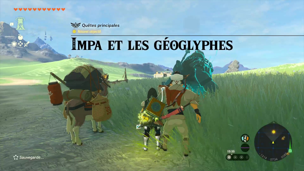Zelda: Tears of the Kingdom - Impa et les Géoglyphes