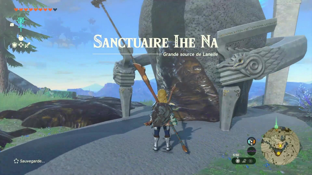 Zelda: Tears of the Kingdom - Sanctuaire Ihe na