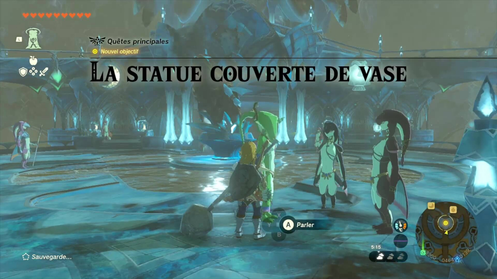 Zelda: Tears of the Kingdom - La statue couverte de vase