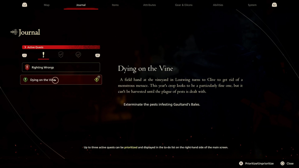 Dying on the vine