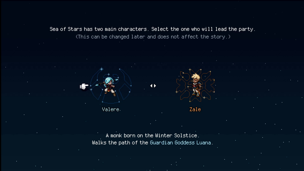 Sea of Stars - List of characters