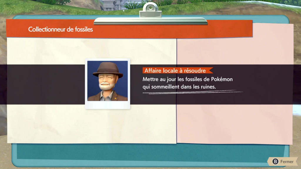 Le retour de Detective Pikachu - Affaire locale: Le collectionneur de fossiles