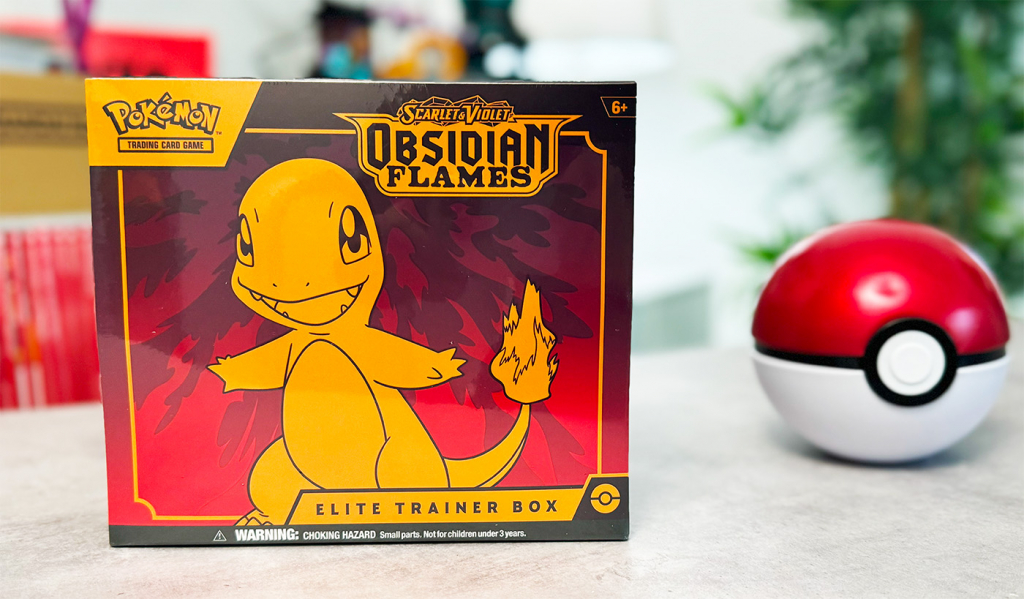 Unboxing du Coffret Dresseur d’élite Flammes obsidiennes