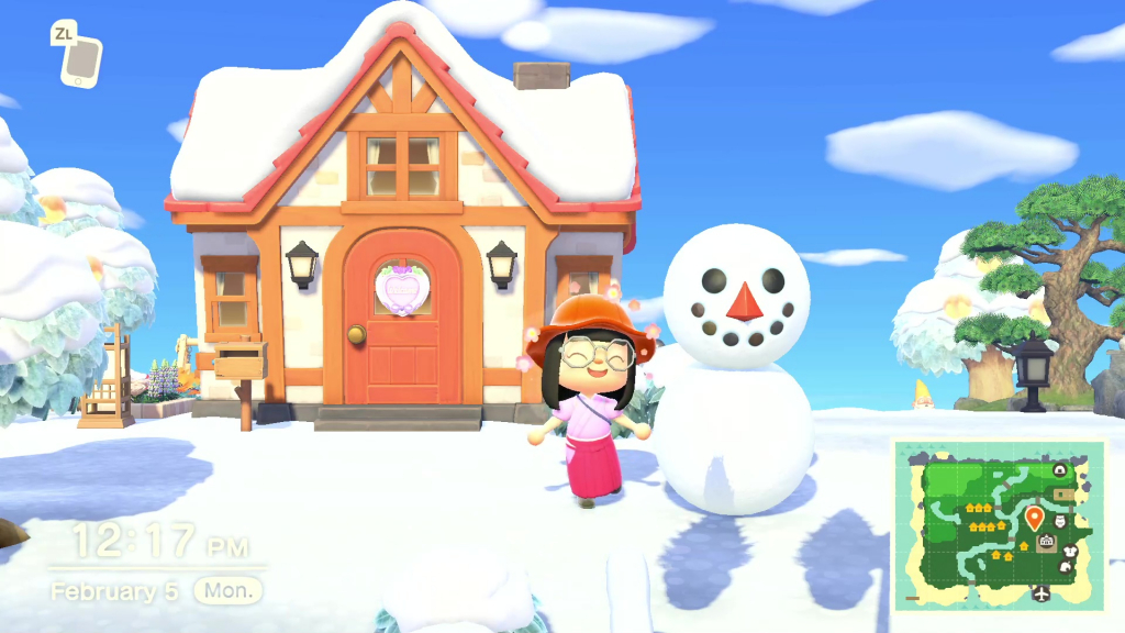 Animal Crossing : New Horizons - How to build a perfect snowman?