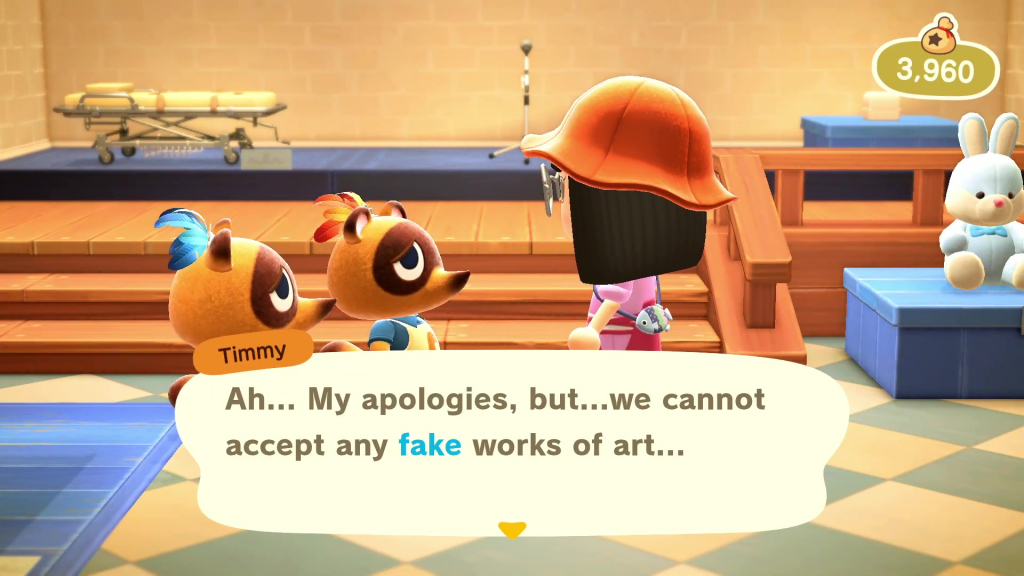 Animal Crossing : New Horizons - How to get rid of fake works of art?