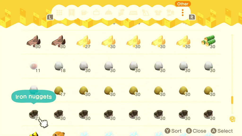 Animal Crossing : New Horizons - Les ressources de base