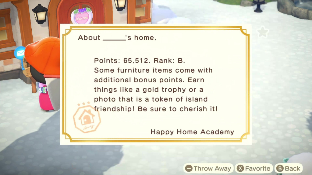 Animal Crossing : New Horizons - Académie des Joyeux Décorateurs (AJD)