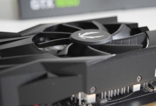 Le ventilateur de la Zotac GTX 1650