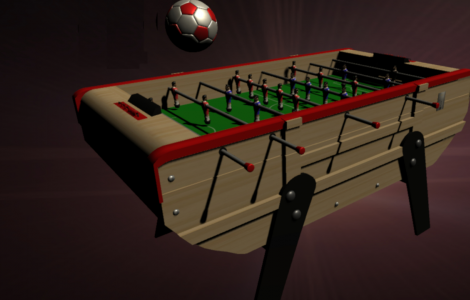 3D Table Soccer Foosball