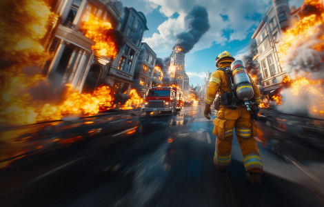 Firefighting Heroes: Truck 911 Simulator