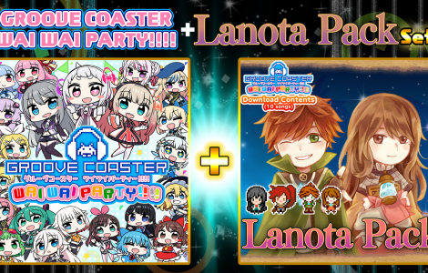 GROOVE COASTER WAI WAI PARTY!!!! + Lanota Pack Set