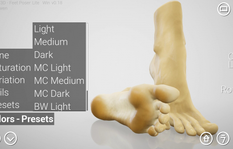 HAELE 3D - Feet Poser Lite