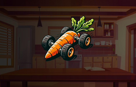 The Jumping Carrot Race -