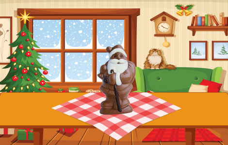 The Jumping Choco Santa