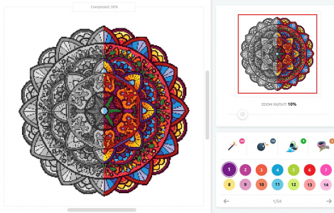 Pixel Art Coloring Book