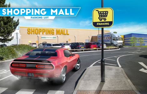 Shopping Mall Parking Lot
