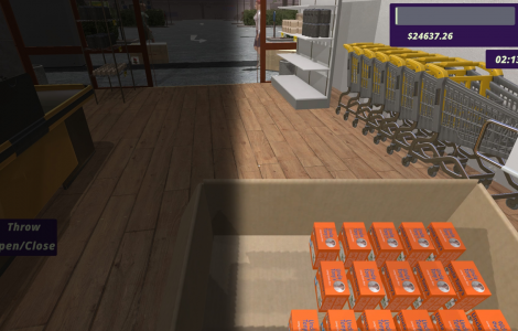Supermarket Simulator Manager