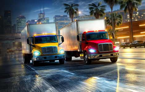 Truck Simulator 2025: City Work Delivery