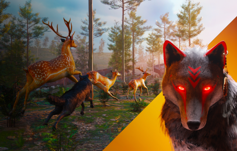 Wolf Simulator : RPG Survival Animal Battle