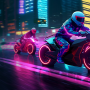 2044 Moto Racer - Cyber Racing Simulator