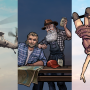 Heliborne + The Amazing American Circus + Moonshine Inc.