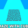 Maze with cube