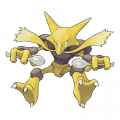 Alakazam est de la famille de Abra