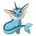 Vaporeon est de la famille de Eevee