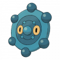 Bronzor est de la famille de Bronzong