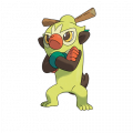 Thwackey est de la famille de Grookey