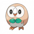 Rowlet est de la famille de Dartrix