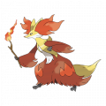 Delphox est de la famille de Delphox