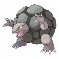 Golem est de la famille de Geodude