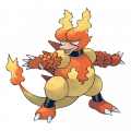 Magmar est de la famille de Scarabrute