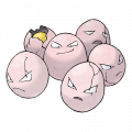 Exeggcute est de la famille de Exeggutor (Alola)