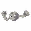 Geodude est de la famille de Graveler