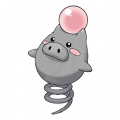 Spoink est de la famille de Groret