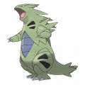 Tyranitar est de la famille de Tyranitar