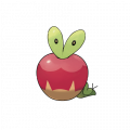 Applin est de la famille de Appletun