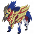 Zamazenta est de la famille de Zamazenta