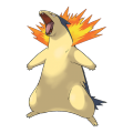 Typhlosion est de la famille de Feurisson