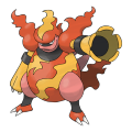 Maganon est de la famille de Magmar