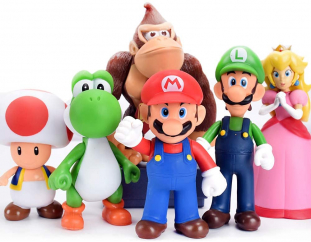 Lot de 6 figurine Super Mario 